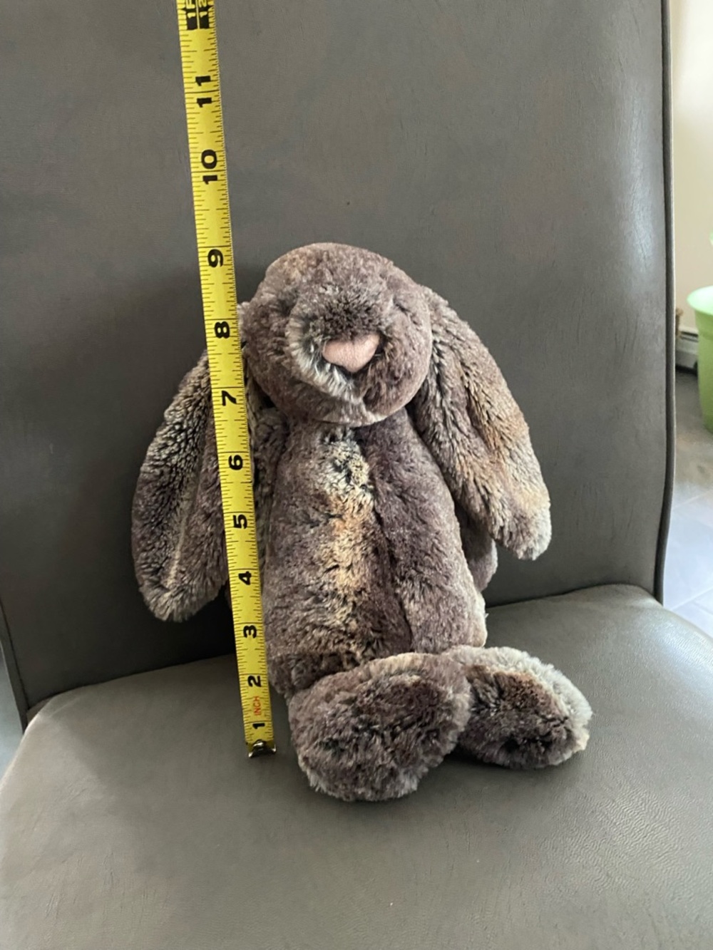 Plush Jellycat Woodland  Bunny Stuffed Animal 12” medium like new